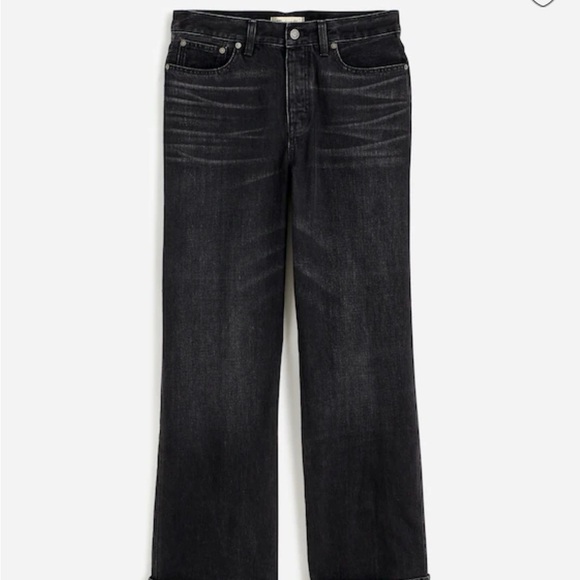 Madewell Low Slung Baggy Black Jeans, NWT, size 26 (runs large) - Picture 5 of 5